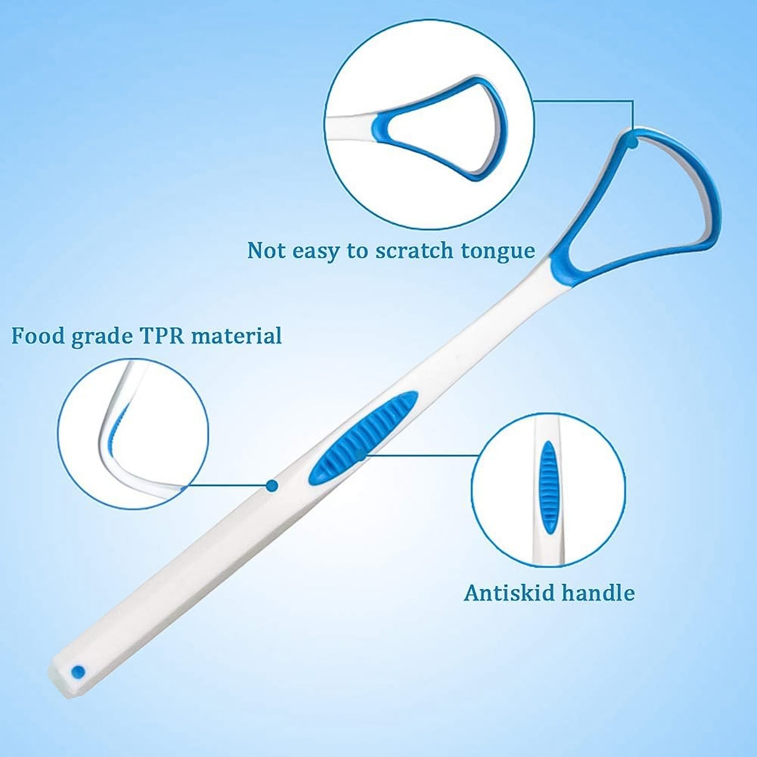 Tongue Cleaner Oral Tongue Cleaner Brush Scraper (1 Pc) Tongue Cleaner Oral Tongue Cleaner Brush Scraper (1 Pc)